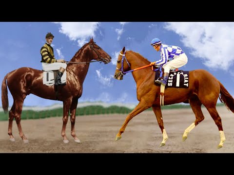 Видео: Man O’ War против Секретариата. Кто победит!?