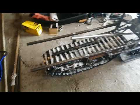 Видео: САМОДЕЛЬНЫЙ СНЕГОКАТ ,четвертая часть