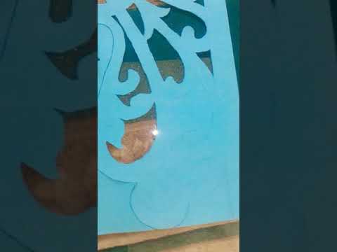 Видео: Ажурный ламбрикен из фетра