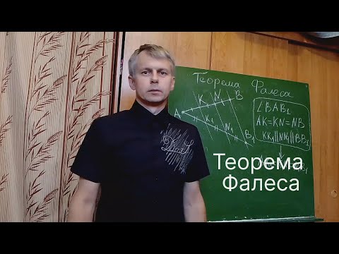 Видео: Геометрия 8 класс. Теорема Фалеса