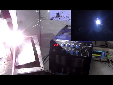 Видео: INTER TIG 200AC DC PULSE ручки управления, 2-х, 4-х тактный режим, переменка, баланс