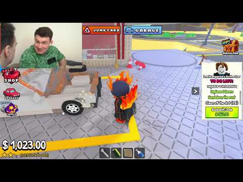 Видео: Играю в игру Repair-a-Car и увидел машину ...........