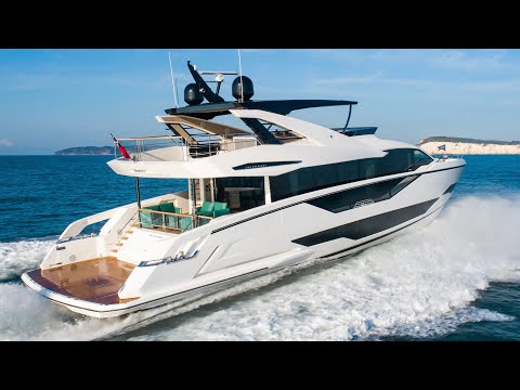 Видео: Тур на суперъяхте стоимостью 7,1 миллиона фунтов стерлингов: Sunseeker 90 Ocean