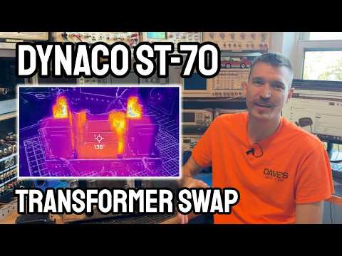 Видео: Замена и тестирование силового трансформатора Dynaco ST-70 | Обзор вариантов защиты от нагрева, г...