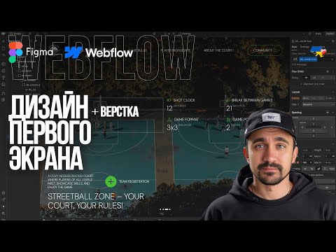 Видео: Как быстро оживить дизайн сайта с нуля в Figma и Webflow