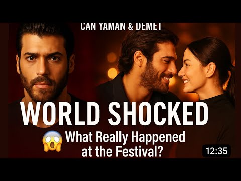 Видео: Мир в шоке 😱🔥 Что на самом деле произошло между Джаном Яманом и Демет Оздемир на фестивале? #cany...