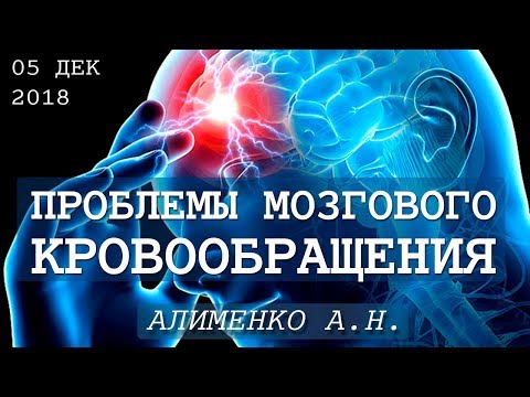 Видео: Проблемы мозгового кровообращения. Алименко А.Н. (12.12.2018)