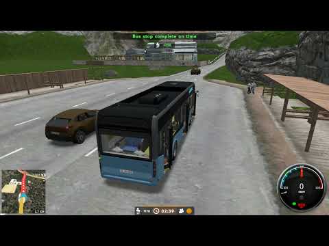 Видео: Bus Driving Sim 22 - катаемся по Баварии на электрике :)