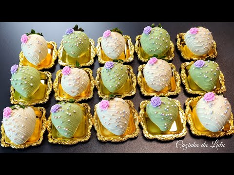 Видео: Превратите обычную клубнику в роскошный десерт!