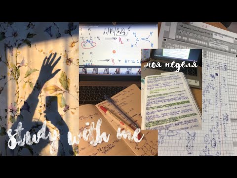 Видео: Study With Me||неделя со мной