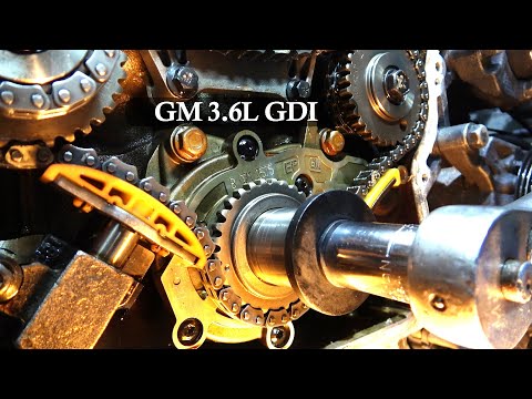 Видео: Замена цепи ГРМ. Разборка GM 3.6L GDI 08 CTS (часть 1)