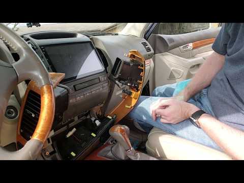 Видео: Снятие магнитолы и климат-контроля Lexus GX470