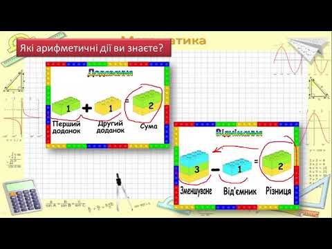Видео: Додаємо і віднімаємо в межах 6.