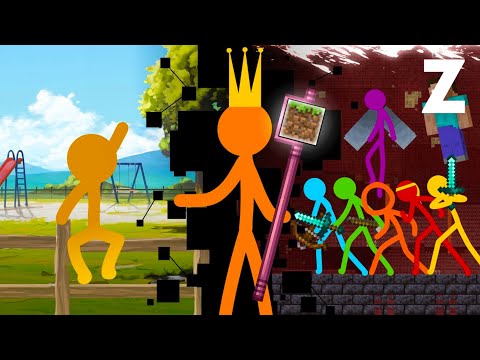 Видео: Заквиель смотрит Alan Becker — Animation vs. Minecraft — Эпизод 30