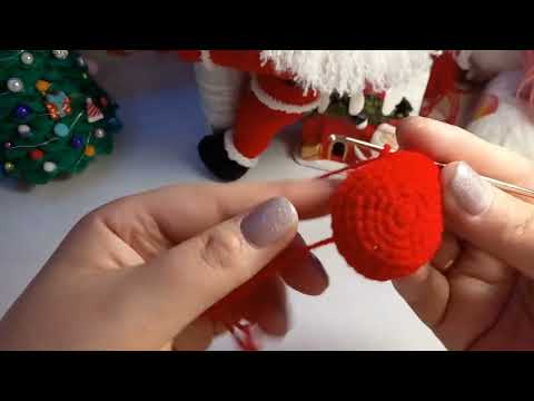 Видео: Новогодний чехол на шампанское🎅 1 ЧАСТЬ вяжем крючком🎄🎁