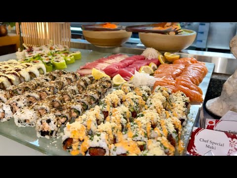 Видео: Живу У Моря,Ужин Шведский Стол В Отеле Amwaj Rotana 5* Что Не Так💃?