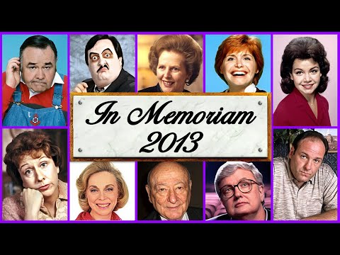 Видео: Памяти 2013: Знаменитые лица, которых мы потеряли в 2013 году | Legacy Memoriam