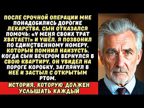 Видео: Сын бросил меня в больнице без денег «Лечись сам как хочешь!» Но когда он вернулся домой его ждал...