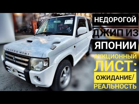 Видео: Обзор Митсубиси Паджеро мини купленного в Японии для клиента!