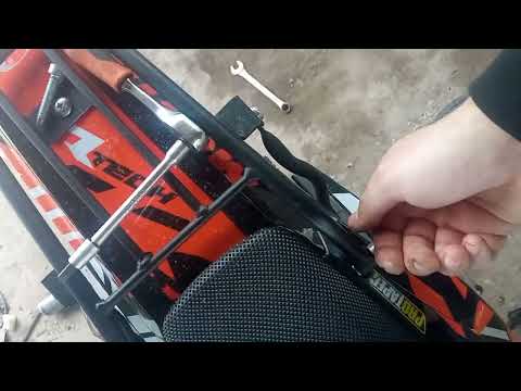 Видео: Regulmoto ZR 300 PR ,доработка сидения.