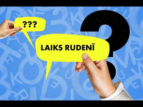 Видео: Laiks rudenī. Подтяни латышский #87