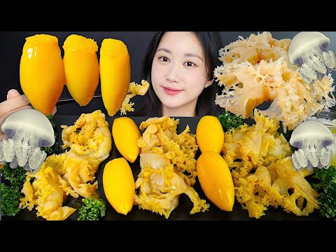 Видео: Салат Из Медуз, Комочи-Ярика💛 Медузы С Горчичным Соусом | eating show | mukbang asmr