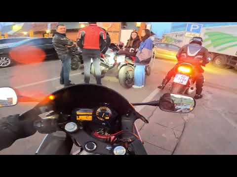 Видео: Катнули по трасі на 3х Honda CBR600 F4i