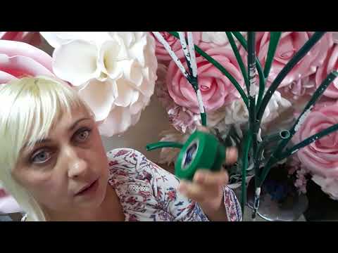 Видео: Декорируем стебли. Исправляем ошибки.