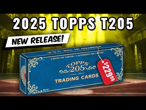 Видео: 🚨НОВИНКА🚨 2025 TOPPS T205 КАРТОН - 4 МИНИ-КОРОБКИ