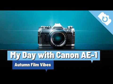 Видео: Осенняя фотопрогулка с Canon AE-1 и Canon 55 mm f1.2 SSC Aspherical | Снято на Portra 400