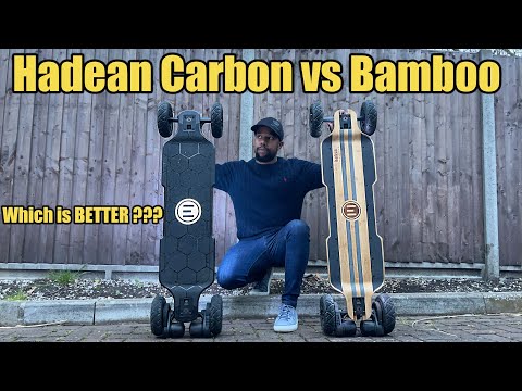 Видео: Обзор Evolve Hadean Carbon vs Bamboo — какой электрический скейтборд лучше?