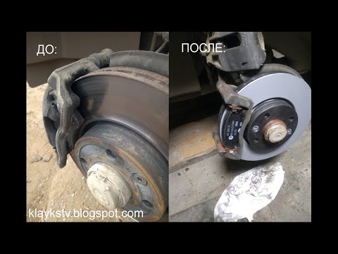 Видео: Лада Веста Замена передних тормозных дисков