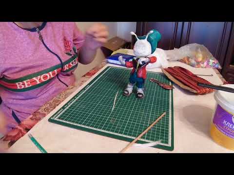 Видео: Ватная игрушка Сверчок. Завершение. Ответы на вопросы.