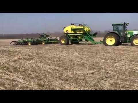 Видео: Сев льна после очесывающей жатки.