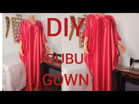 Видео: Раскрой и пошив платья-хомута Бубу. Как раскроить и сшить платье-хомута Бубу с боковыми разрезами