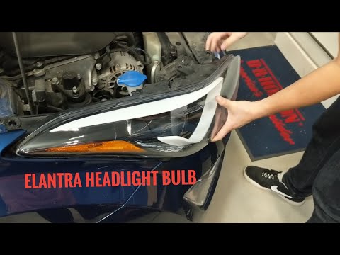 Видео: Замена ламп в фарах Hyundai Elantra 2011–2016 гг. | Инструкции / Сделай сам