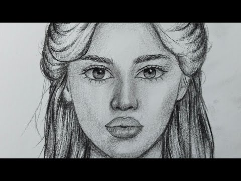 Видео: Как рисовать глаза, нос и рот — пошаговое руководство по рисованию лица девушки по методу Лумиса