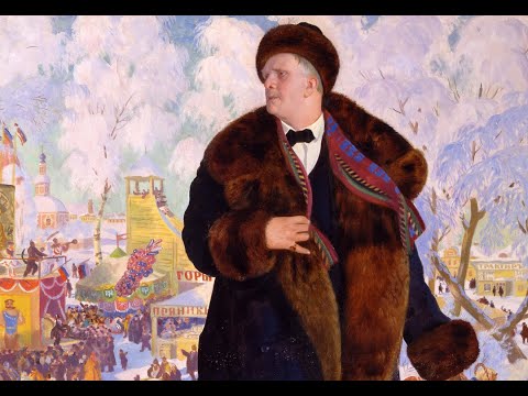 Видео: Б.Кустодиев Портрет Ф.И. Шаляпина