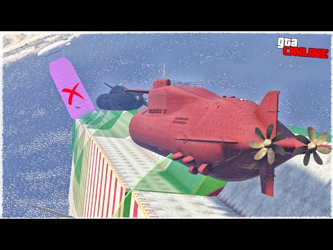 Видео: ОГРОМНАЯ ПОДЛОДКА КАТИТСЯ ВНИЗ! ЧТО ТУТ ПРОИСХОДИТ? (ГОНКИ ГТА 5 ОНЛАЙН)