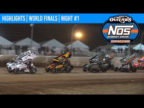 Видео: Автомобили World of Outlaws NOS Energy Drink Sprint | Ночь мирового финала №1 | 6 ноября 2025 г. ...