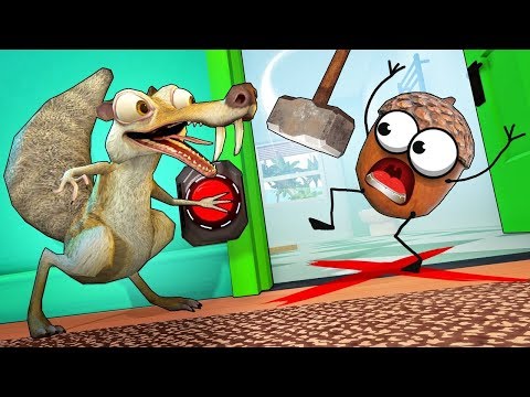 Видео: БЕЛКА VS ЖЕЛУДЬ ИЗ ЛЕДНИКОВОГО ПЕРИОДА! МАНЬЯК НА 40+ МИНУТ! - МАНЬЯК КСГО