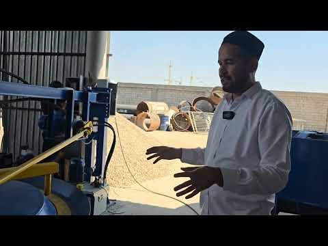 Видео: Вибропресс КС для производства колодезных колец. 