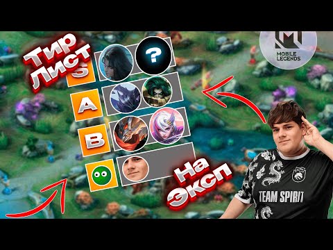 Видео: ТИР-ЛИСТ НА ЛИНИЮ ОПЫТА ДЛЯ СОЛО РАНГА | SHARPY