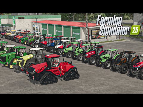Видео: Тур по гаражу (Все тракторы) | Farming Simulator 25