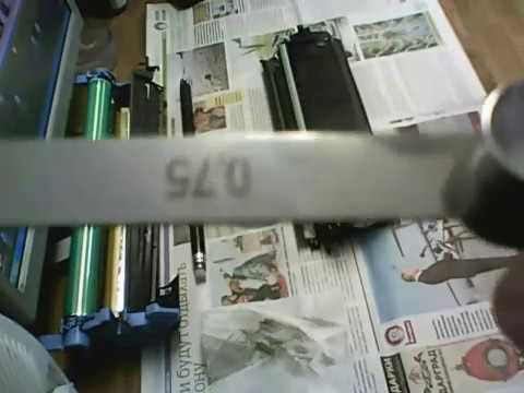 Видео: Как правильно заправить картридж НР-Q6000A и выставить дозирующее лезвие/  Видео
