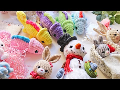 Видео: 75 готовых работ, вязовлог / Я наконец-то решилась на этот шаг / Вязаные игрушки амигуруми