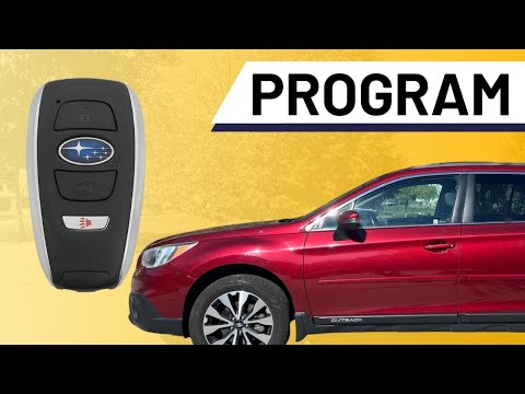 Видео: Как запрограммировать запасной брелок для вашего Subaru