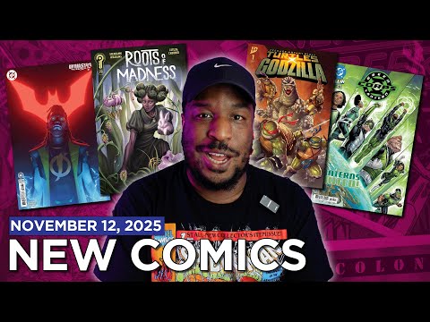 Видео: ДЕНЬ НОВЫХ КОМИКСОВ 12.11.2025 | BATMAN/STATIC BEYOND #1, TMNT/GODZILLA #1, GREEN LANTERN CORPS #10