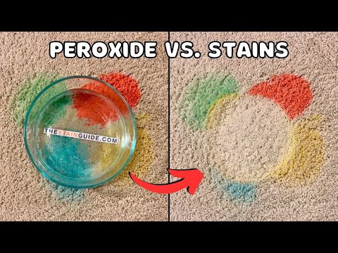 Видео: Лучший способ удалить пятна с ковра с помощью перекиси водорода