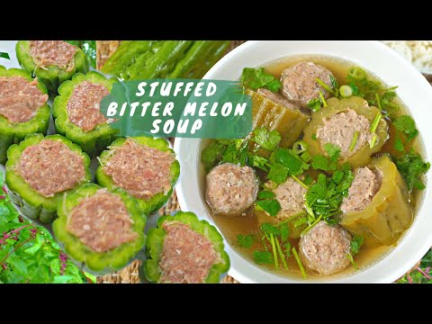 Видео: СУП ИЗ ГОРЬКОЙ ДЫНИ С НАЧИНКОЙ, СВИНИНОЙ И СТЕКЛЯННОЙ ЛАПШОЙ | Суп из горькой дыни с рубленой сви...